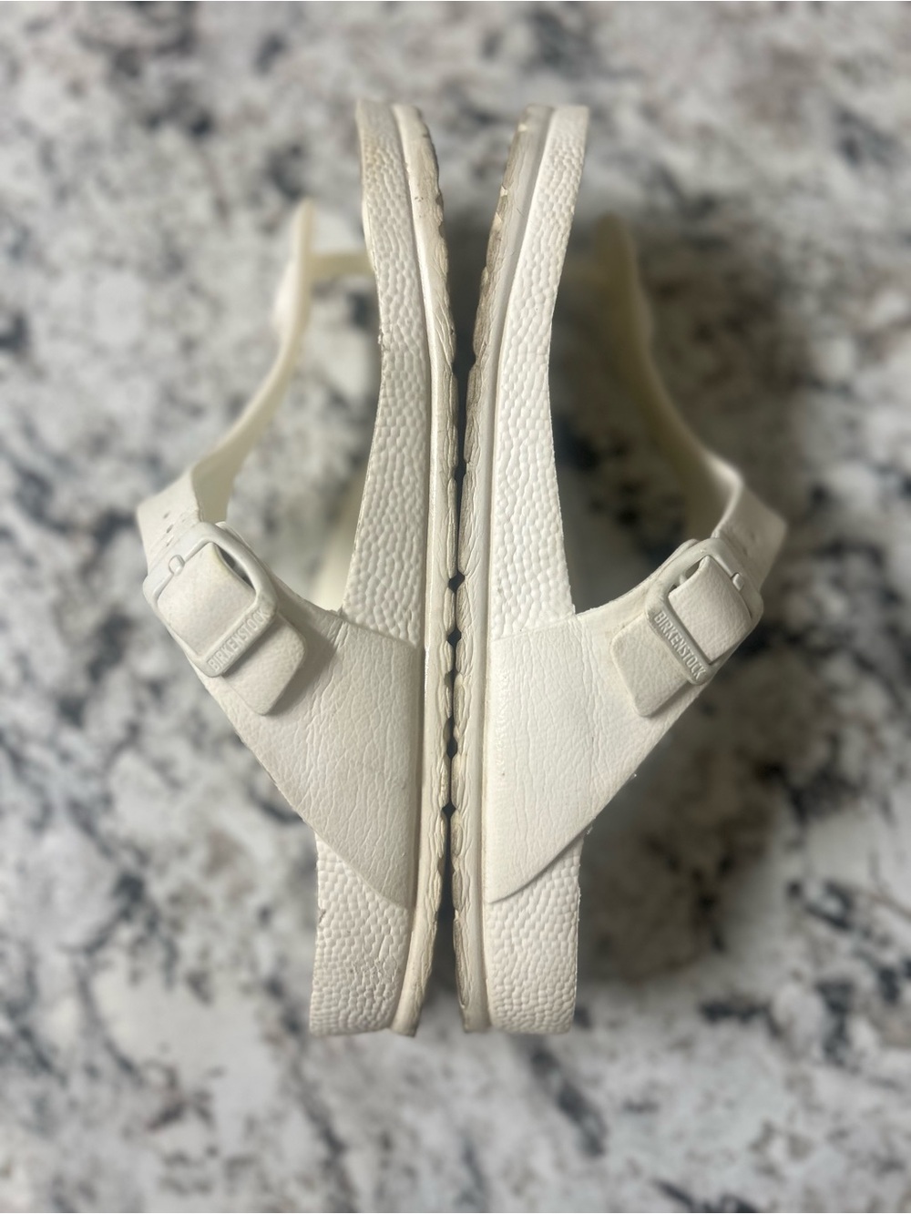 Birkenstock Gizeh Essentials White EVA Thong Sandals Size 39 / US 8-8.5 - Picture 6 of 9